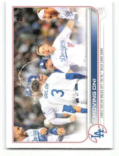 2022 Topps Chris Taylor baseball card Dodgers sports cards with original gloss NM-MT