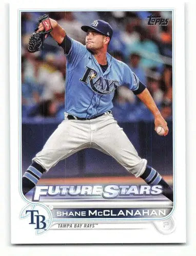 2022 Topps #244 Shane McClanahan NM-MT Rays ID:41041 - Baseball Card Single
