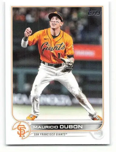 2022 Topps #246 Mauricio Dubon NM-MT Giants ID:41043 - Baseball Card Single