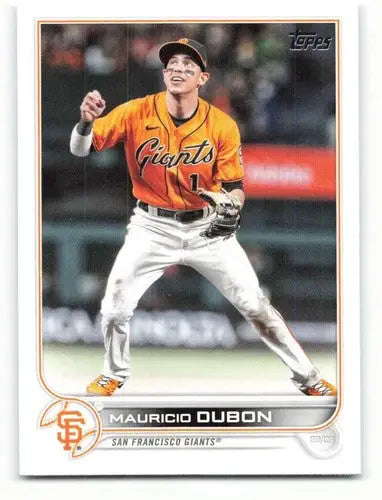 2022 Topps #246 Mauricio Dubon NM-MT Giants ID:47603 - Baseball Card Single