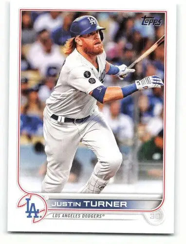 2022 Topps #257 Justin Turner NM-MT Dodgers ID:41057 - Baseball Card Single