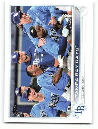 2022 Topps #274 Tampa Bay Rays NM-MT Rays ID:41070 - Baseball Card Single