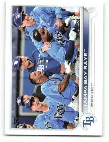 2022 Topps #274 Tampa Bay Rays NM-MT Rays ID:47598 - Baseball Card Single