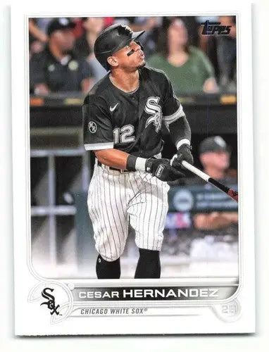 2022 Topps #28 Cesar Hernandez NM-MT White Sox ID:40593 - Baseball Card Single