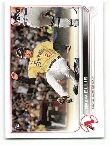 2022 Topps #298 Drew Ellis NM-MT RC Rookie Diamondbacks ID:40835 - Baseball Card Single