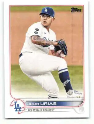 2022 Topps #299 Julio Urias NM-MT Dodgers ID:41096 - Baseball Card Single
