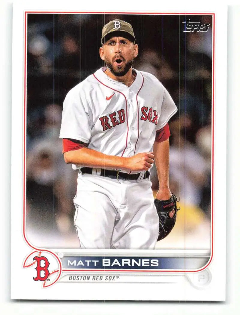 2022 Topps #303 Matt Barnes NM-MT Red Sox ID:41104 - Baseball Card Single
