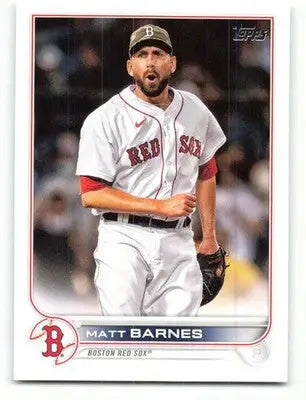 2022 Topps #303 Matt Barnes NM-MT Red Sox ID:41105 - Baseball Card Single