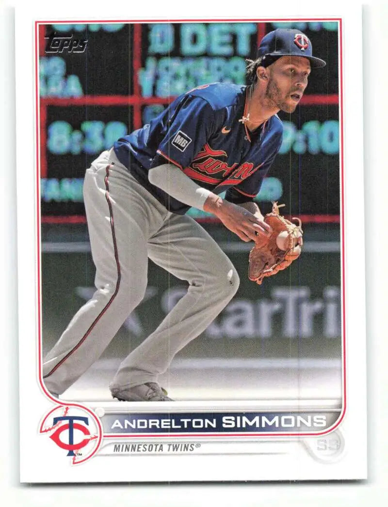 2022 Topps #306 Andrelton Simmons NM-MT Twins ID:41108 - Baseball Card Single
