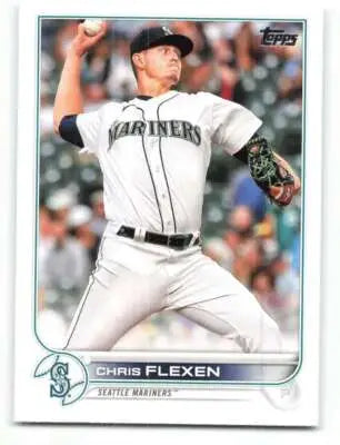 Baseball card featuring Chris Flexen from 2022 Topps #311 with original gloss