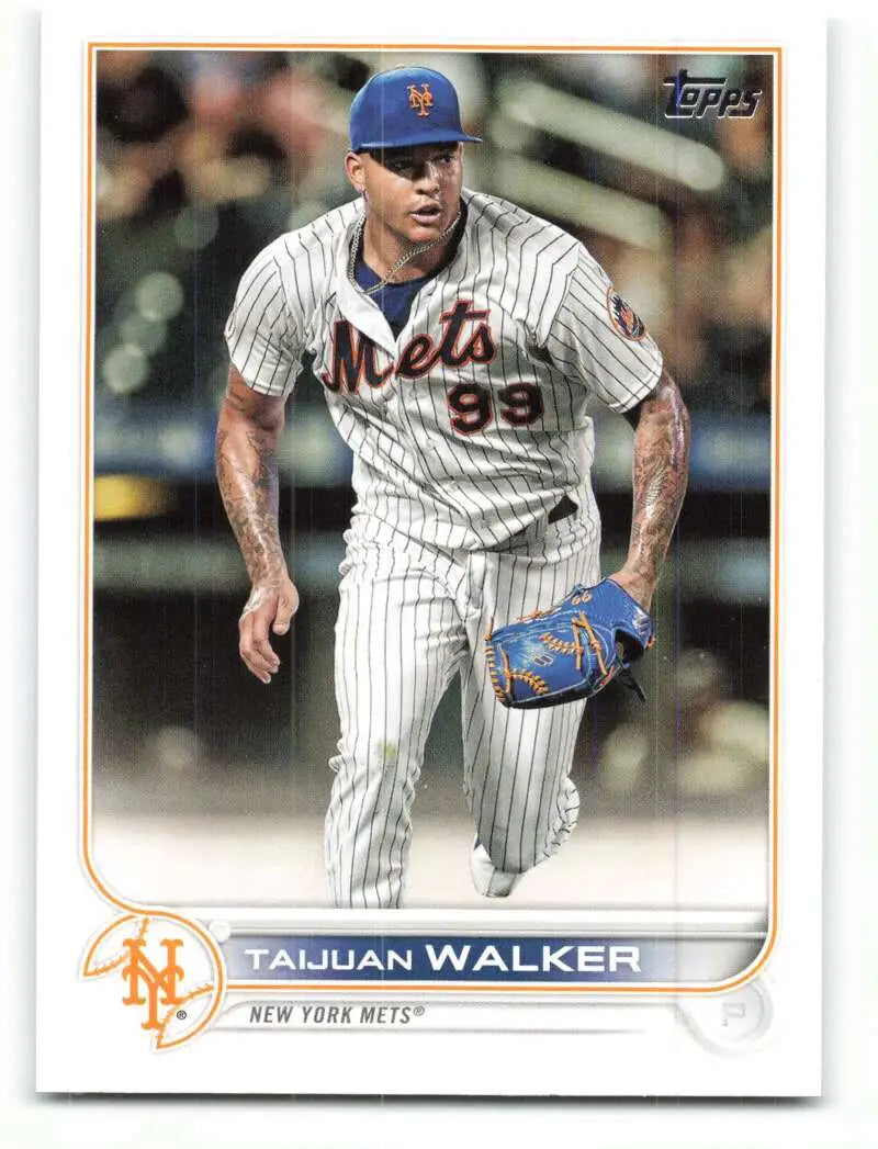 2022 Topps #312 Taijuan Walker NM-MT Mets ID:41116 - Baseball Card Single
