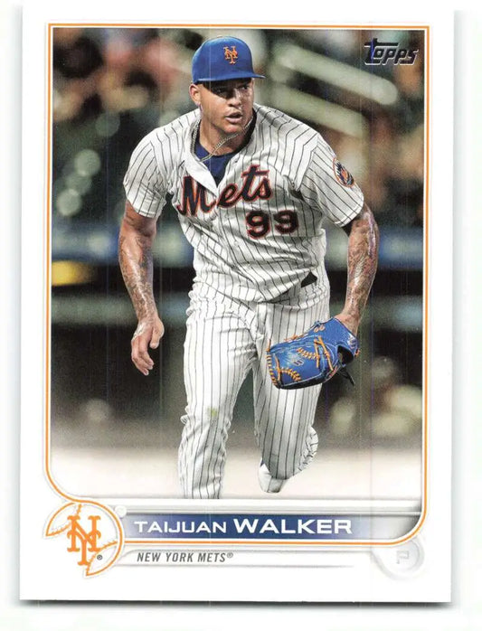 2022 Topps #312 Taijuan Walker NM-MT Mets ID:41116 - Baseball Card Single