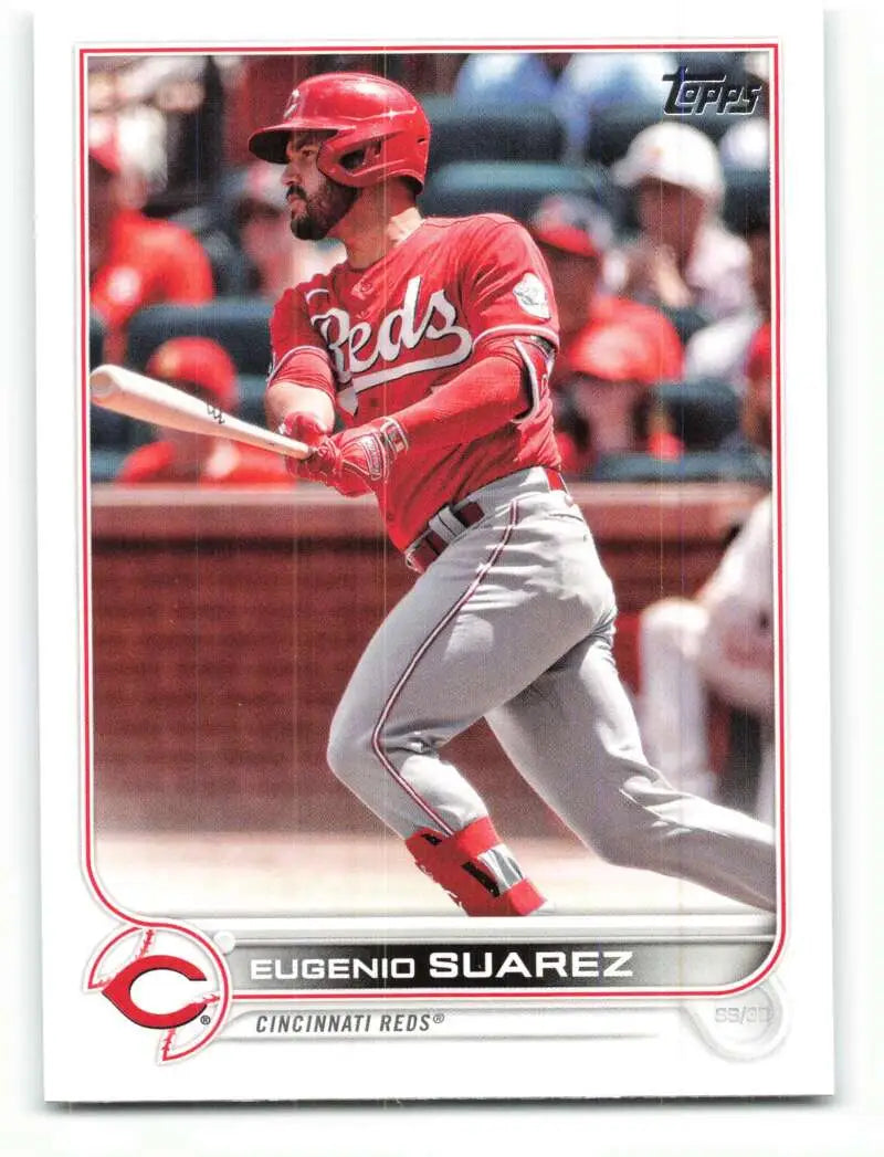 2022 Topps #314 Eugenio Suarez NM-MT Reds ID:41120 - Baseball Card Single