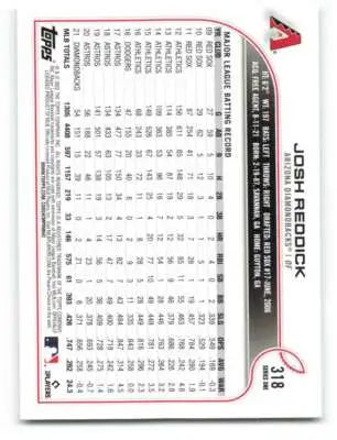 2022 Topps Josh Reddick baseball card with original gloss from Simply Sandoval cards