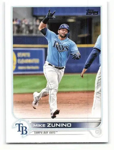 2022 Topps Mike Zunino baseball card with original gloss and NM-MT condition