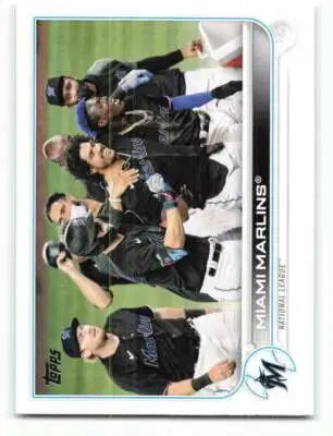 2022 Topps #326 Miami Marlins NM-MT ID:41137 - Baseball Card Single