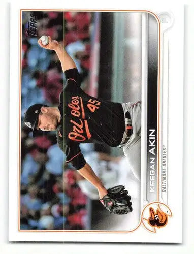 2022 Topps #328 Keegan Akin NM-MT Orioles ID:41138 - Baseball Card Single