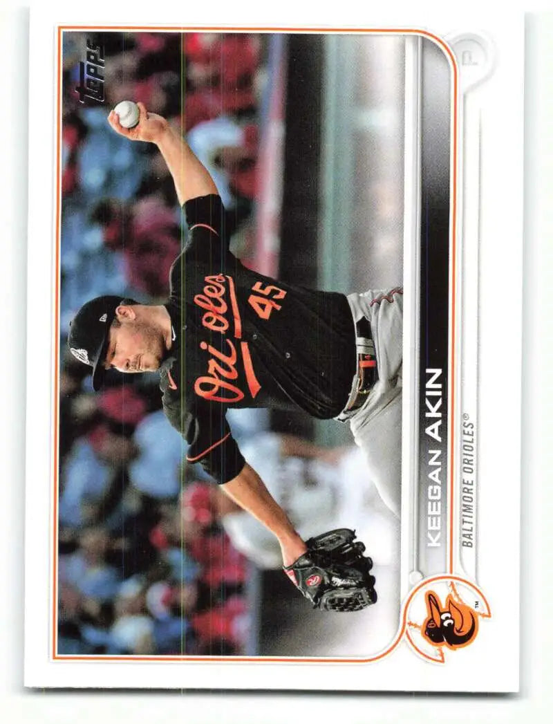 2022 Topps #328 Keegan Akin NM-MT Orioles ID:41139 - Baseball Card Single