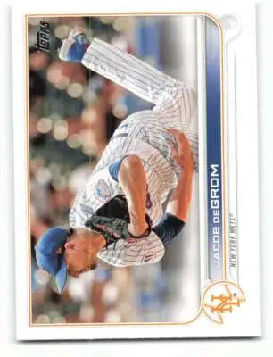 2022 Topps Jacob deGrom baseball card with original gloss Mets ID 41140