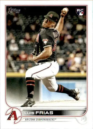 2022 Topps Luis Frias NM-MT rookie baseball card with original gloss Diamondbacks