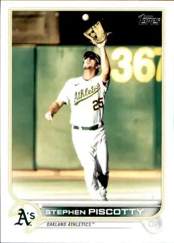 Original gloss 2022 Topps Stephen Piscotty NM-MT Athletics baseball card