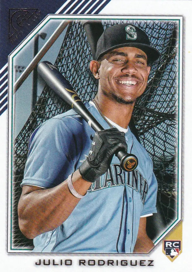 2022 TOPPS #35 JULIO RODRIGUEZ GALLERY NOTES- SEATTLE MARINERS - Baseball Card Single