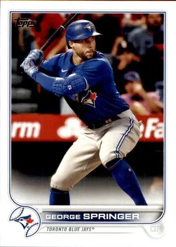 2022 Topps #361 George Springer NM-MT Blue Jays ID:44305 - Baseball Card Single