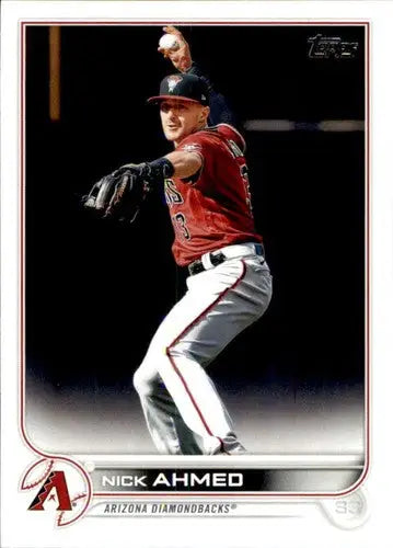2022 Topps #371 Nick Ahmed NM-MT Diamondbacks ID:44147 - Baseball Card Single