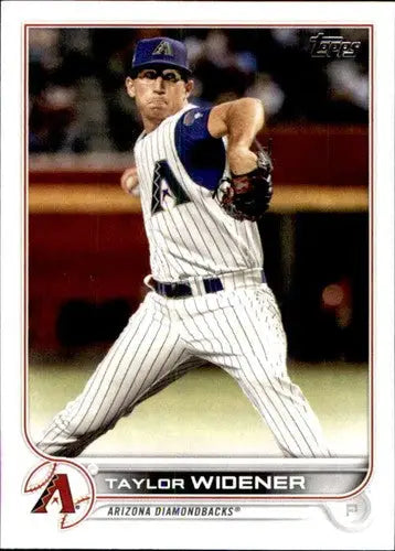 Baseball card featuring Taylor Widener with original gloss from 2022 Topps NM-MT