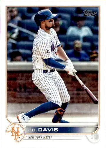 2022 Topps J.D. Davis NM-MT Baseball Card with original gloss Simply Sandoval Mets ID 44148