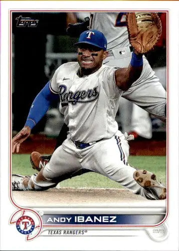 2022 Topps #383 Andy Ibanez EX-NM Rangers ID:43964 - Baseball Card Single