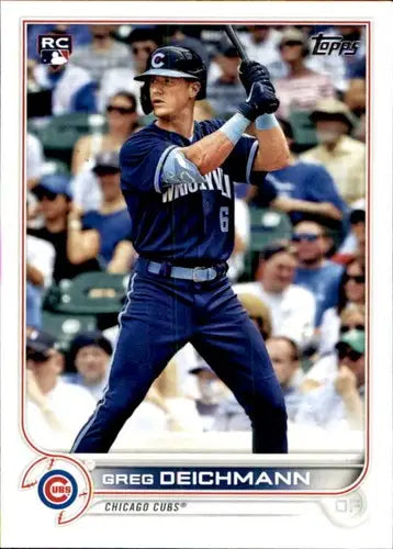 2022 Topps #395 Greg Deichmann NM-MT RC Rookie Cubs - Baseball Card Single