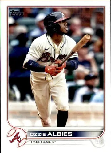 2022 Topps #401 Ozzie Albies NM-MT Braves ID:43972 - Baseball Card Single
