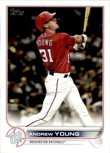 2022 Topps #404 Andrew Young NM-MT Nationals - Baseball Card Single