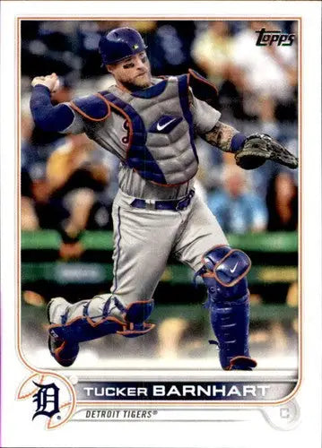 2022 Topps #406 Tucker Barnhart NM-MT Tigers - Baseball Card Single