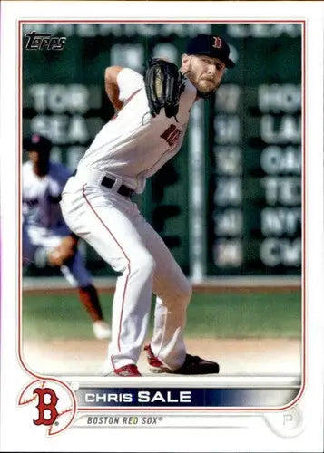2022 Topps #409 Chris Sale NM-MT Red Sox ID:44348 - Baseball Card Single
