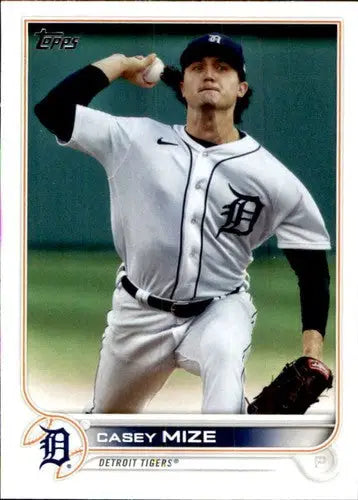 Casey Mize baseball card with original gloss, 2022 Topps #431 NM-MT Tigers