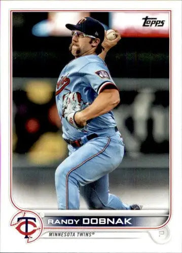 2022 Topps Randy Dobnak baseball card with original gloss, Randy Dobnak NM-MT Twins