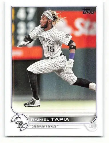 2022 Topps #46 Raimel Tapia NM-MT Rockies ID:40862 - Baseball Card Single