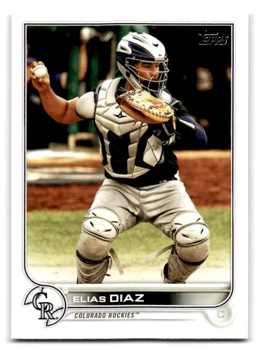 2022 Topps #467 Elias Diaz - Baseball Card Single