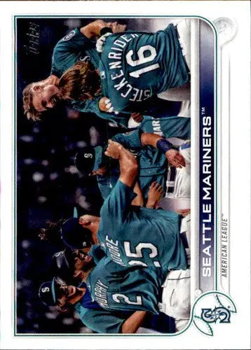 2022 Topps #489 Seattle Mariners NM-MT Mariners ID:44024 - Baseball Card Single
