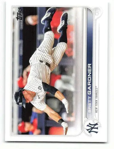 2022 Topps Brett Gardner baseball card with original gloss featuring Yankees ID 40603