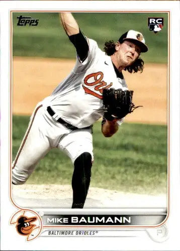 2022 Topps #502 Mike Baumann NM-MT RC Rookie Orioles - Baseball Card Single