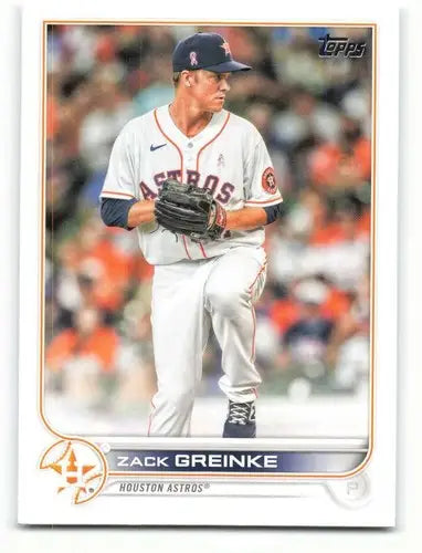 2022 Topps #51 Zack Greinke NM-MT Astros ID:40865 - Baseball Card Single