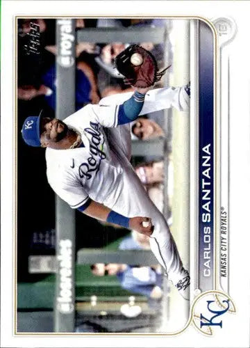 2022 Topps #510 Carlos Santana NM-MT Royals - Baseball Card Single