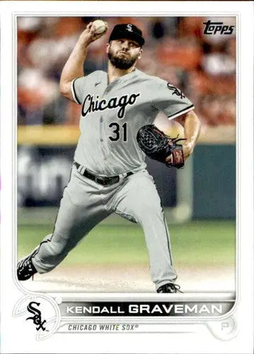 Kendall Graveman baseball card with original gloss from 2022 Topps NM-MT White Sox