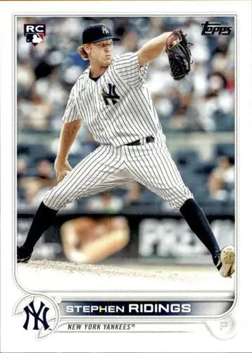 Stephen Ridings baseball card with original gloss, NM-MT condition from 2022 Topps