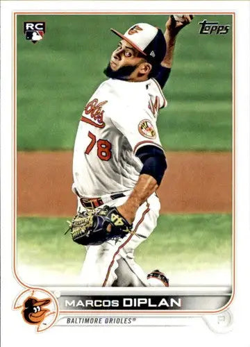 2022 Topps #517 Marcos Diplan NM-MT RC Rookie Orioles - Baseball Card Single