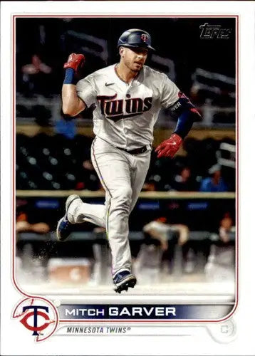Original gloss Mitch Garver baseball card from 2022 Topps #529 NM-MT Twins
