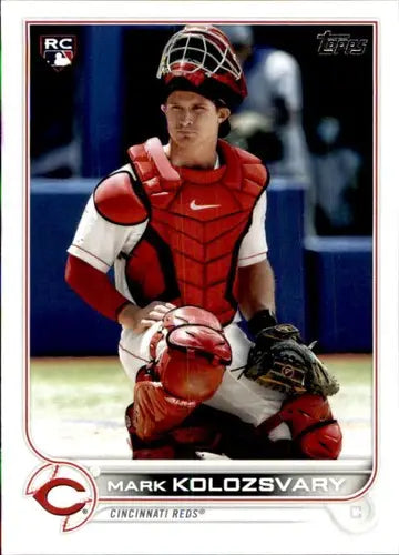 Baseball card featuring Mark Kolozsvary with original gloss and NM-MT condition